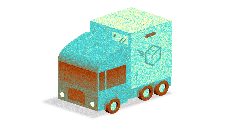 Illustration of a truck