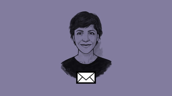 Illustrated avatar of the reporter, on a purple background.