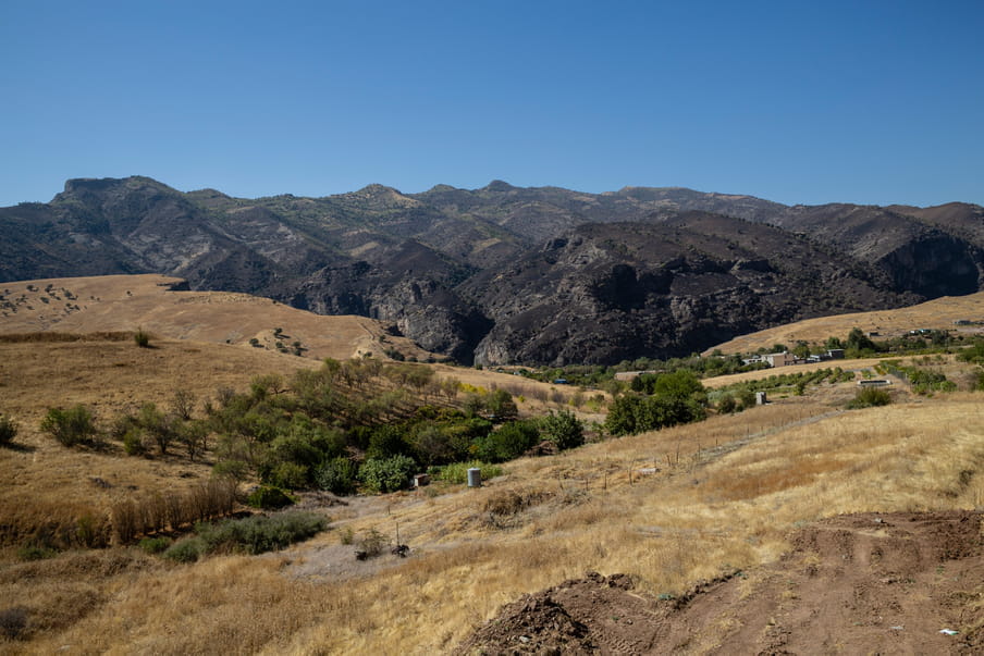 Photograph of a landscape