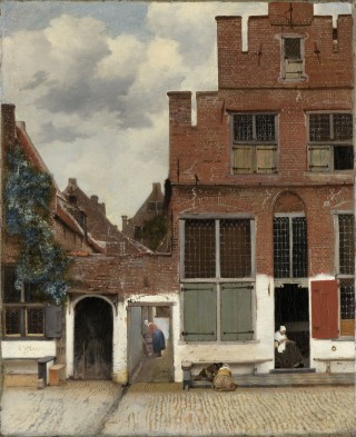 View of Houses in Delft, Known as ‘The Little Street’, Johannes Vermeer, c. 1658.  Image courtesy of Rijksmuseum