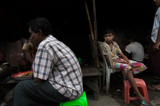 At the Aung Mingalar market in the Western Burmese city of Sittwe. Photo by Andreas Staahl