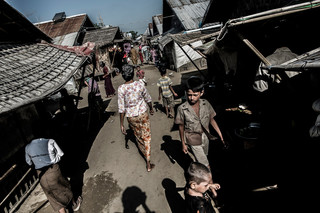 Life isn’t much better in Dar Paing, the refugee camp five miles down the road. Photo by Andreas Staahl