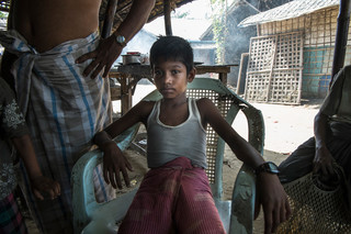 In the Dar Paing refugee camp. Photo by Andreas Staahl