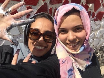 Nina Aqlan and Bushra Al Faisal 