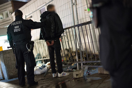 New Year’s Eve in Cologne. Photos by Markus Boehm / AFP